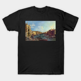 a regatta on the grand canal - Canaletto T-Shirt